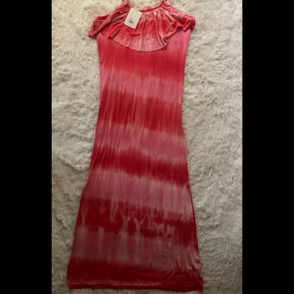 Women’s Tie Dye Maxi Dress - Picture 2 of 9